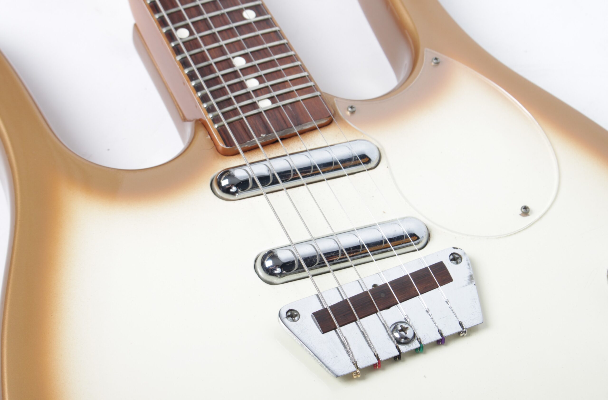 Meazzi Dynelectron Longhorn Guitar 60s – Bild 6