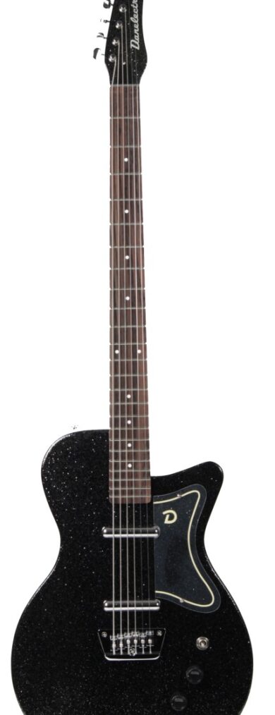 Danelectro Baritone Black Metal Flake