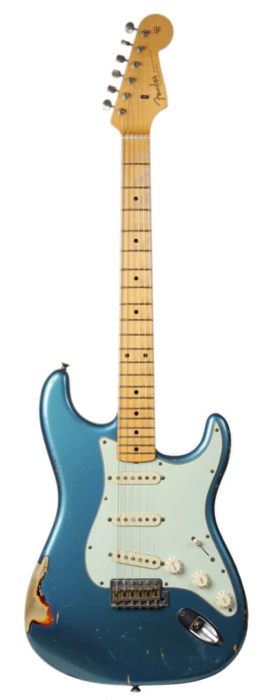 Fender Custom Shop Paul Waller Masterbuilt Stratocaster 1960 Lake Placid Blue over 3 Tone Sunburst