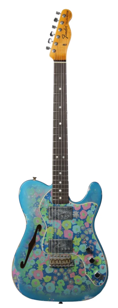 Fender Custom Shop Telecaster 1972 Thinline Ltd. Blue Flower Relic (near mint condition)