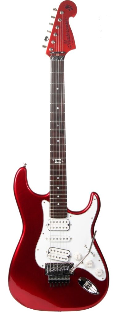 MJ Mastercaster Candy Apple Red with matching headstock